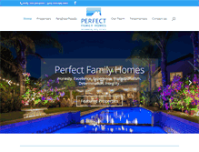 Tablet Screenshot of perfectfamilyhomes.com